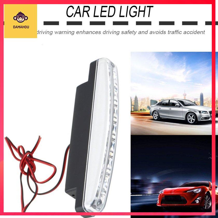 Universal 12V 8LED Xe hơi ban ngày Đèn sương mù Đèn lái xe ô tô