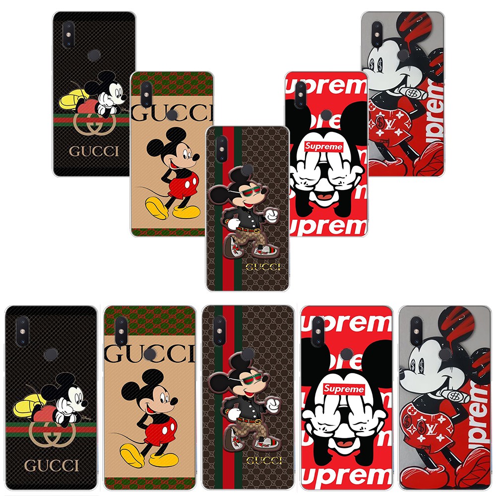 Xiaomi Redmi S2 9A 5 Plus Note 9s Mi A3 Pocophone F1 Mi8 Lite Silicone Soft transparent Case 87LU Mickey Minnie Mouse Ready Stock