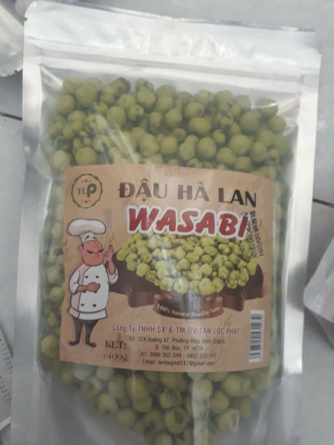 đậu hà lan wasabi ăn liền