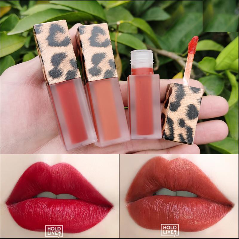 Son Kem Mịn Lì Da Beo  HOLDLIVE Leopard Texture Matte Lip