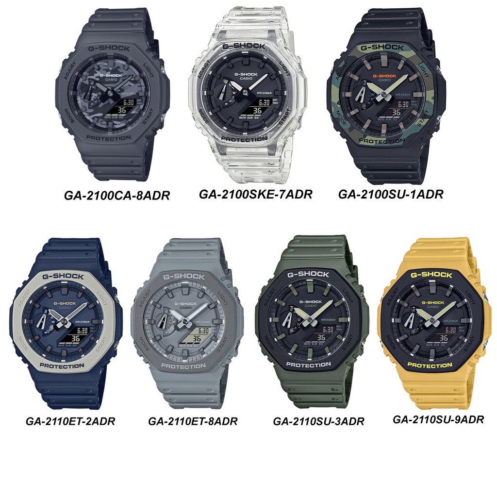 Đồng hồ nam dây nhựa G-SHOCK Casio Anh Khuê GA-2100 GA-2110