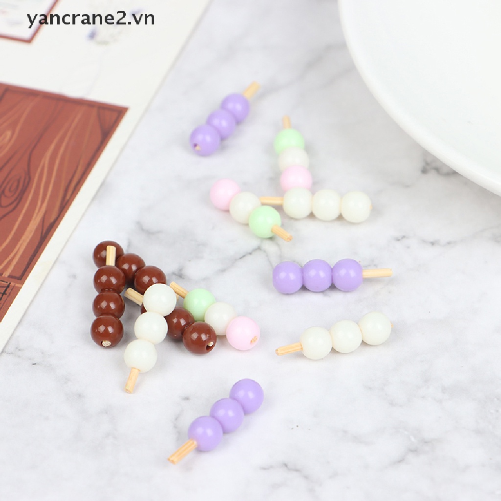 Set 3 Xiên Cơm / Bánh Mini Hình Cá Phong Cách Nhật Bản Dành Cho Nhà Búp Bê