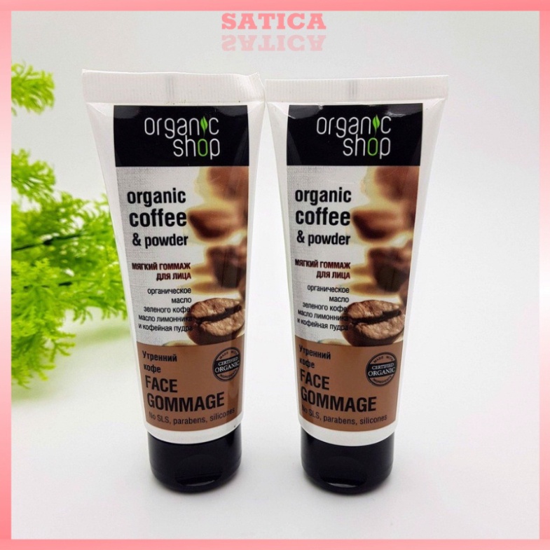 Kem Tẩy Da Chết Tinh Chất Cafe Body Organic Nga [HÀNG CHÍNH HÃNG] | BigBuy360 - bigbuy360.vn