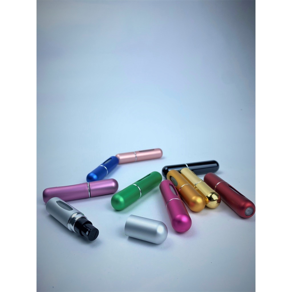 Chai chiết nước hoa mini tự động nhiều màu 5ml siêu tiện lợi [Giá sỉ/ Lẻ]