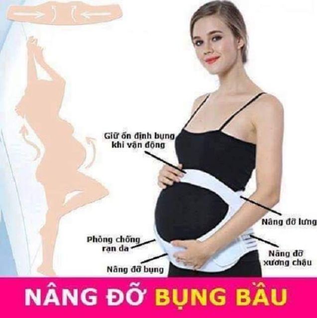 Đai nâng đỡ bụng bầu -Chống đau lưng