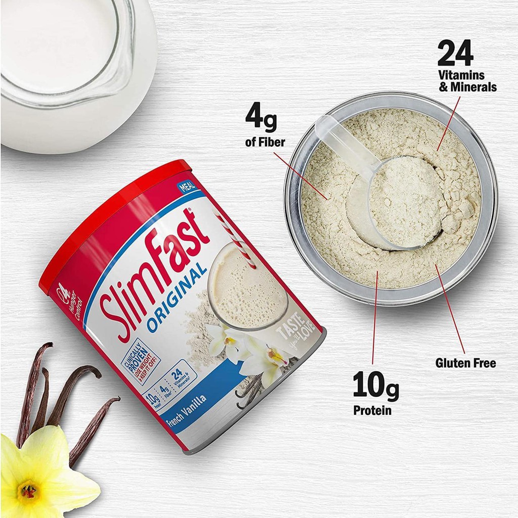 Sữa bột giảm cân Slimfast của Mỹ dành cho người muốn giảm cân hàng nội địa Mỹ | BigBuy360 - bigbuy360.vn