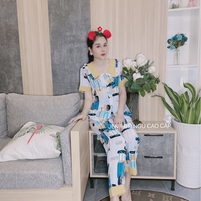 [CHÍNH HÃNG][Ảnh thật]Bộ Pyjama dài Latinh JEN mát lạnh | BigBuy360 - bigbuy360.vn