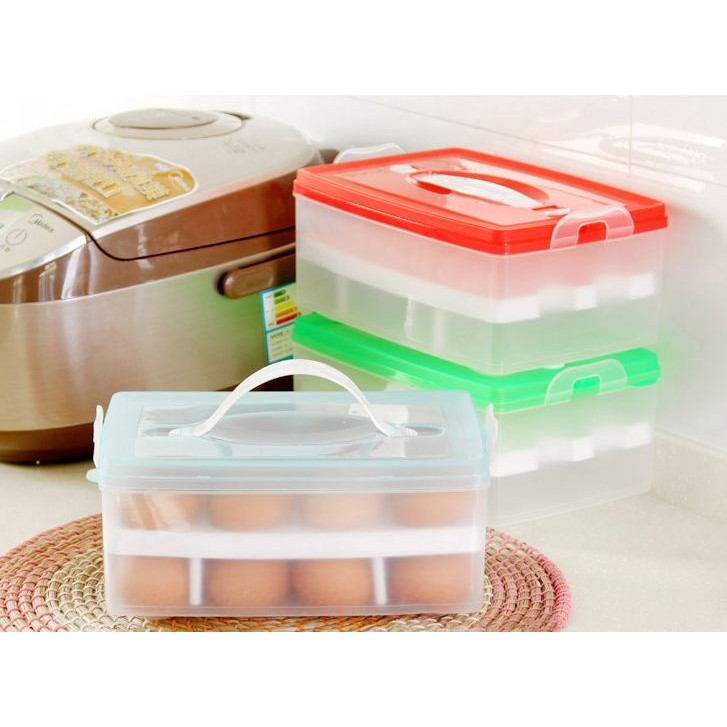 HỘP ĐỰNG TRỨNG 2 TẦNG MỚI