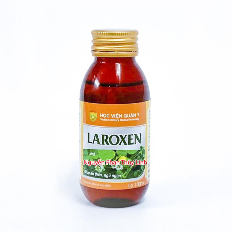 [NGỦ NGON, NGỦ SÂU GIẤC] Siro Thảo Dược LAROXEN Học Viện Quân Y 100ml giúp ngủ ngon, ngủ sâu giấc