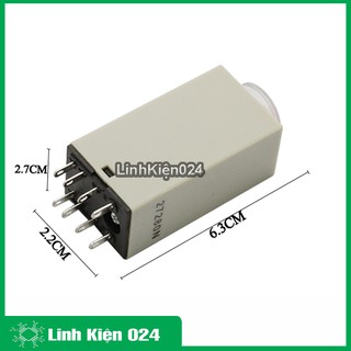Rơ Le Thời Gian Timer Omron H3Y-2 8P 220V