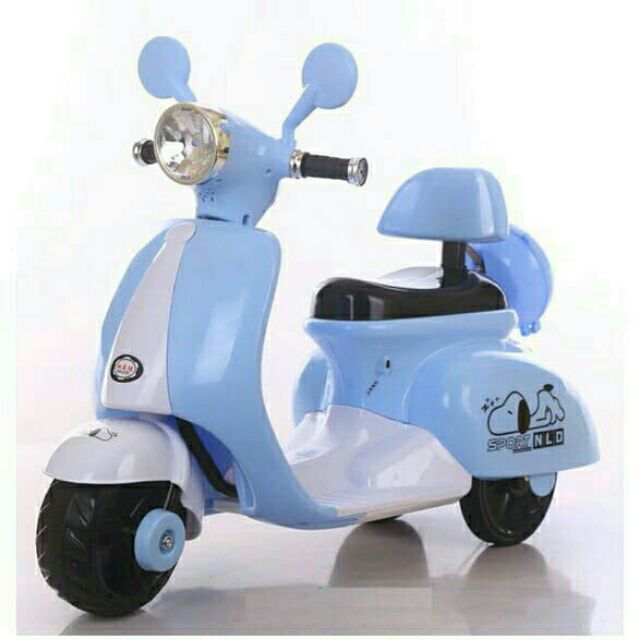 Xe máy điện Vespa có nhạc có đèn có tựa lưng