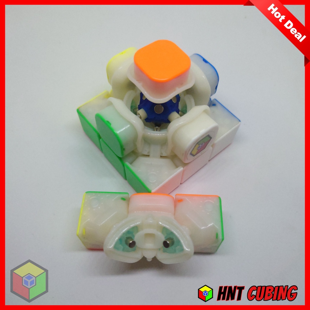 Bộ Kit mod nam châm Magcore Rubik version Mới - Màu xanh nõn chuối - Màu độc quyền tại HNT Cubing