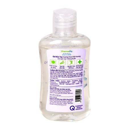 Gel rửa tay khô Hương hoa oải hương / trà xanh Pharmacity (Chai 90ml)