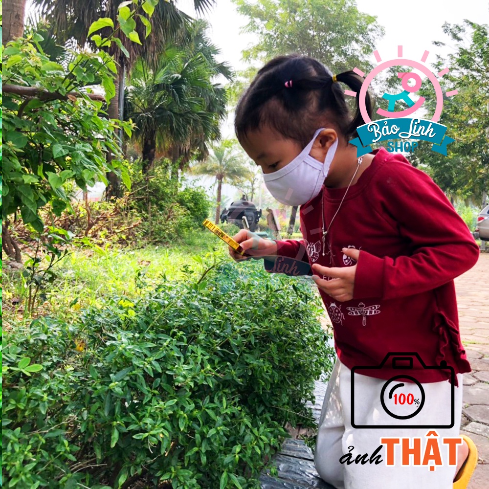 Kính lúp câm tay độ phóng đại lên tới 10X cho bé khám phá thế giới xung quanh| Đồ chơi cho bé 2-3 tuổi