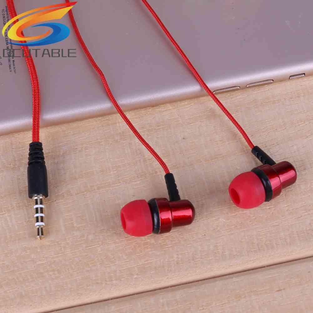Tai Nghe Sub-woofer Dây Bện Bền Có Mic