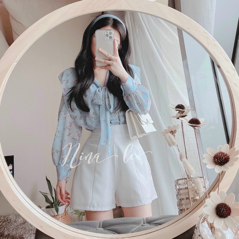 Set áo hoa quần short