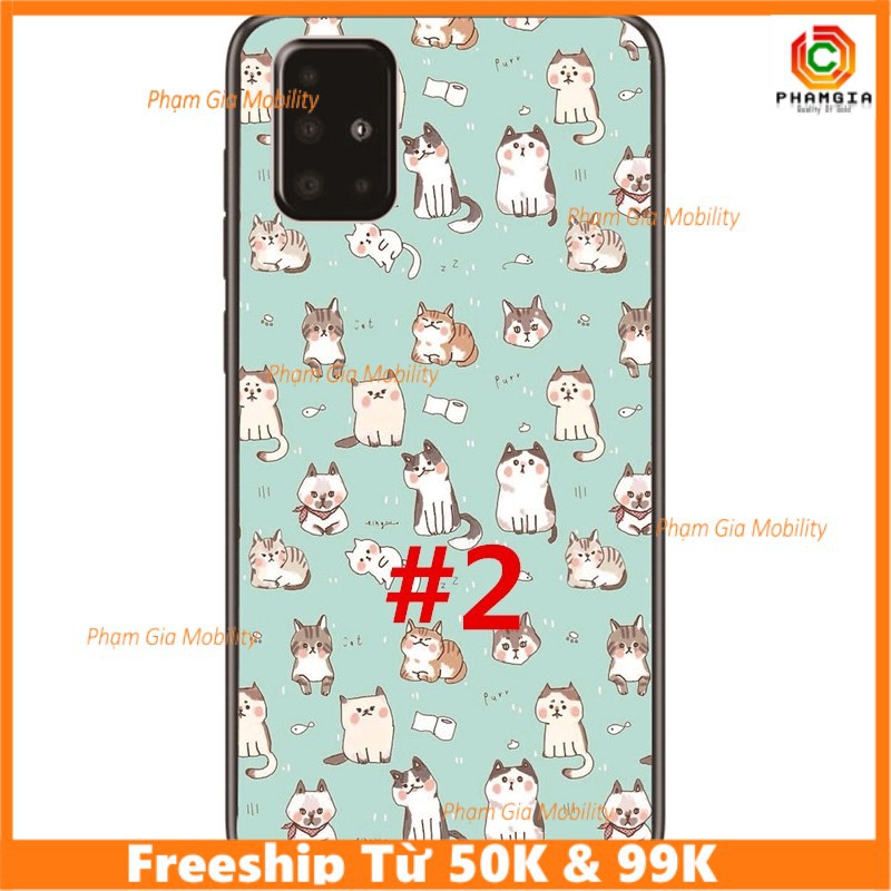 Ốp lưng mèo, chó Samsung Galaxy A71/A51/A41/A31/A21/A11 Soft TPU Case