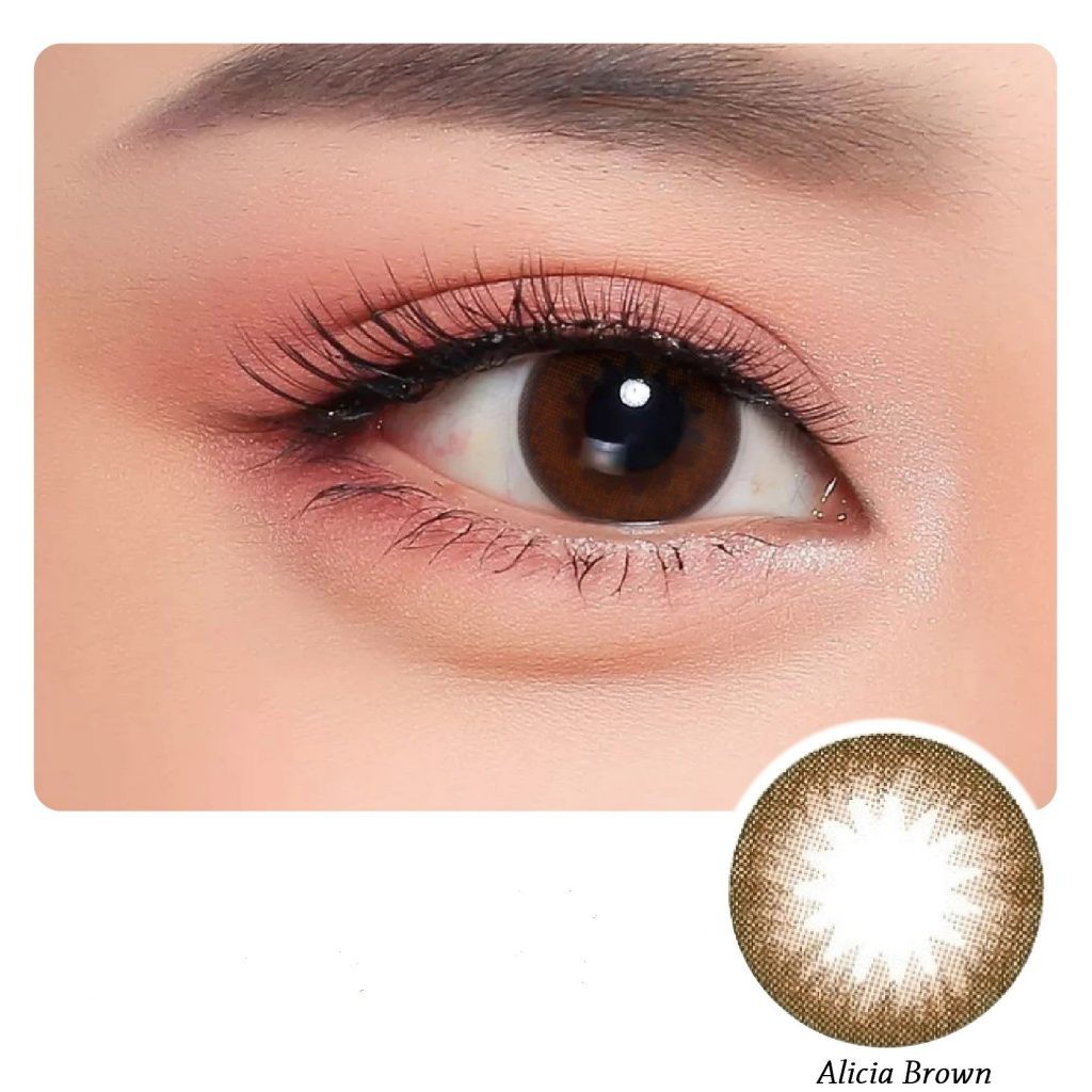 [Siêu Sales] Một cặp Kính áp tròng Hàn Quốc Clalen Iris 0 độ - Lens mắt thời trang giúp đôi mắt to căng mọng