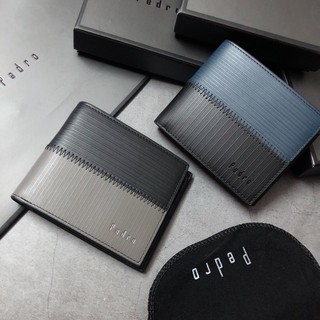 Ví nam da công sở Pedro hàng xuất dư full box cao cấp V306