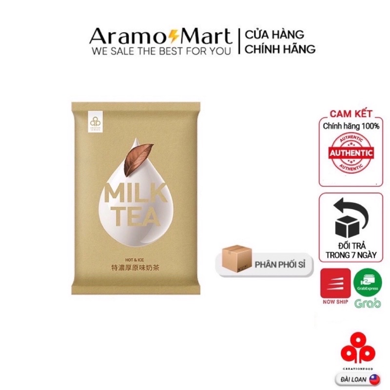 Bột Trà sữa Hao Hao Drink Milk Tea Đài Loan pha sẵn thơm ngon 1kg/1túi - Creation Food Taiwan ＊AramoMart＊