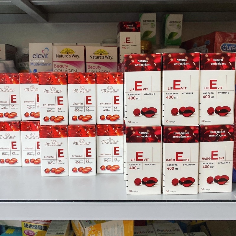 Vitamin E đỏ Nga 400mg
