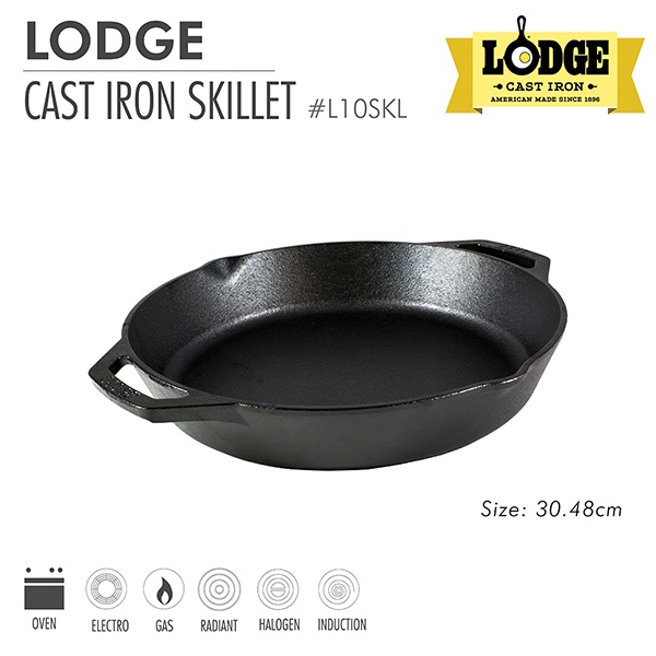 Nồi, Chảo gang đúc chính hãng Lodge nhiều lựa chọn. Dùng nướng, chiên, xào, áp chảo thực phẩm