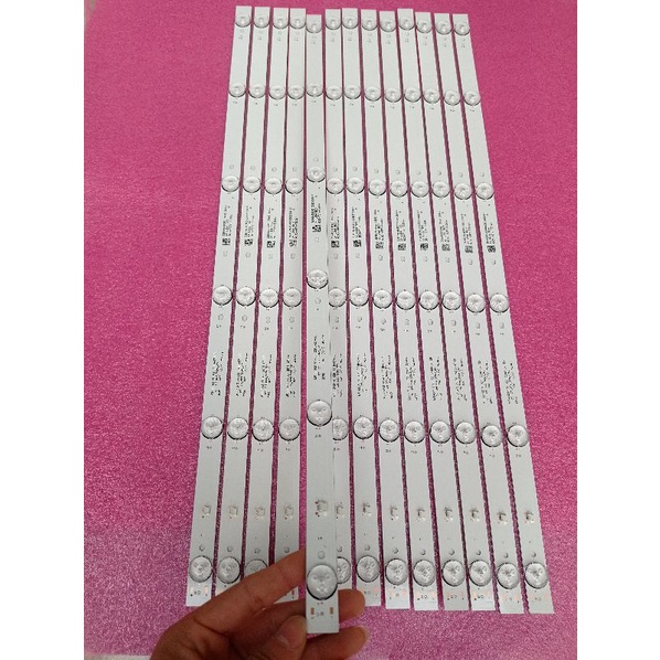 10 thanh led 6 bóng 6v độ cho tivi 32 inh