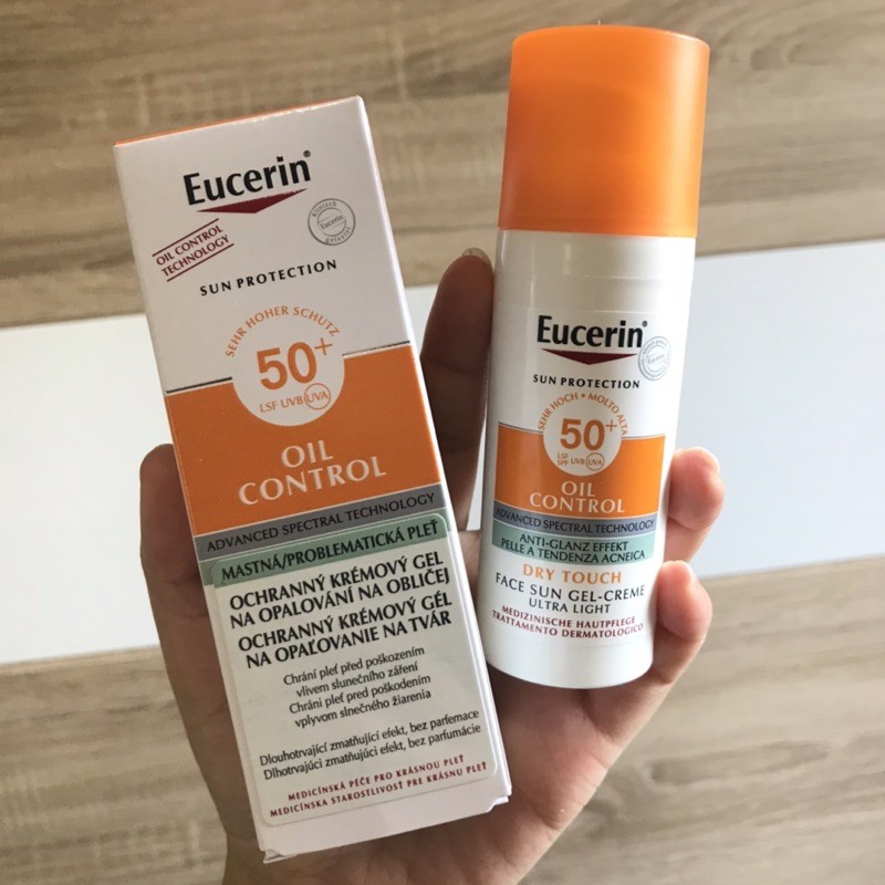 [Có bill] Kem chống nắng Eucerin OIL CONTROL SPF 50+ đủ size