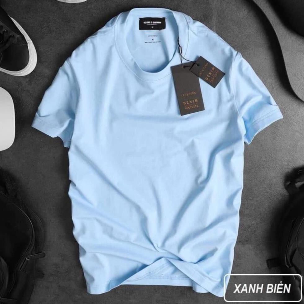 Áo thun nam trơn tay ngắn cổ tròn Hamino chất vải thun cotton co giãn 4 chiều cao cấp form rộng Hàn Quốc G | BigBuy360 - bigbuy360.vn