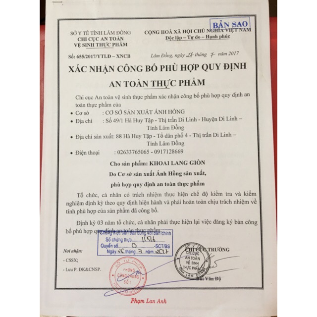Khoai lang vàng sấy giòn