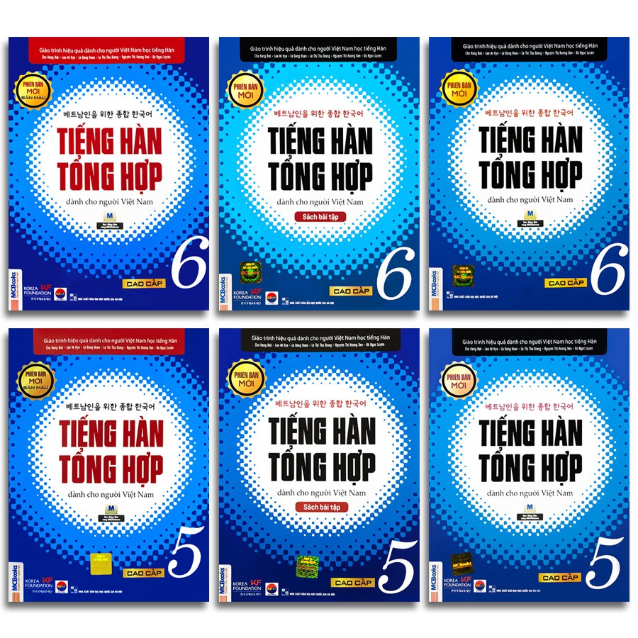 Sách - Tiếng Hàn Tổng Hợp Dành Cho Người Việt Nam - Cao Cấp Phiên Bản Mới (lẻ tùy chọn)