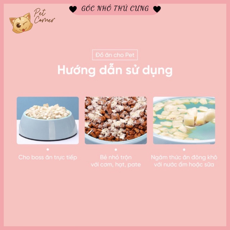 Thức ăn sấy khô cho chó mèo (gói 5g)