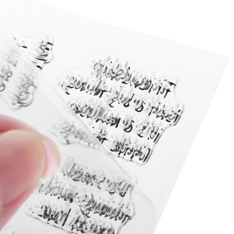 Con Dấu Silicone Trong Suốt Trang Trí Thủ Công