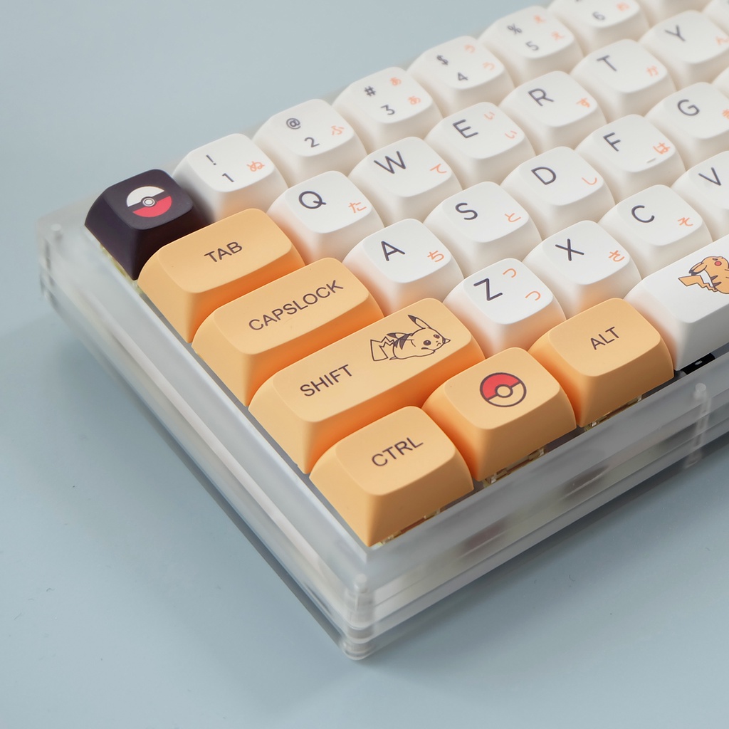 PBT keycap XDA Cấu hình 139 Phím Nhuộm thăng hoa Bố cục ANSI cho Bàn phím cơ Công tắc Cherry MX