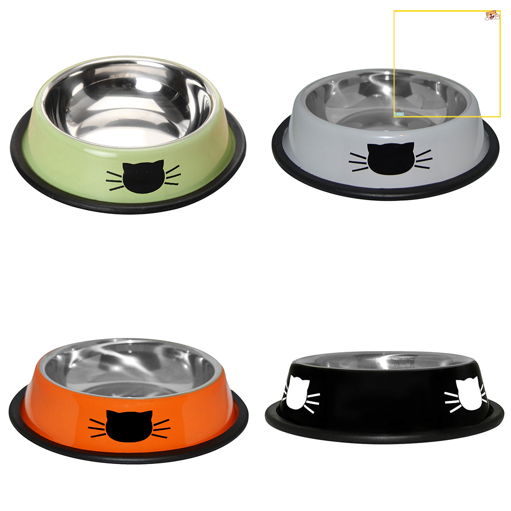 Tô Đựng Thức Ăn Cho Thú Cưng Chống Trượt Bằng Thép Không Gỉ