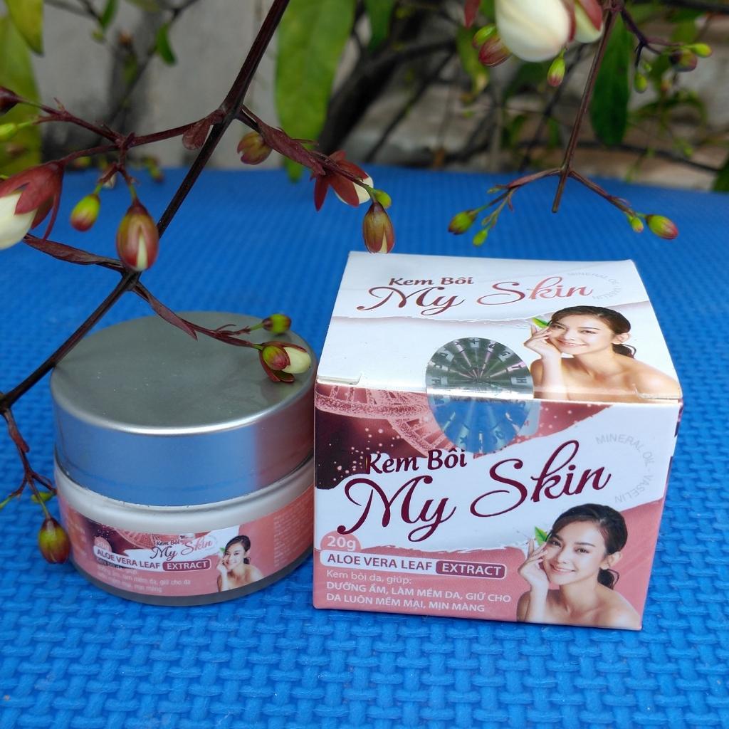 Kem dưỡng da vitamin e MY SKIN giúp dưỡng ẩm làm dịu da hết nứt lẻ khô rát da mùa hanh khô - Lọ 20 g