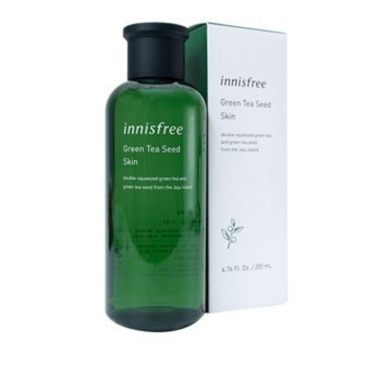 TONER TRÀ XANH INNISFREE 200ML (MẪU Mới)_ tách set tặng kèm mẫu mini