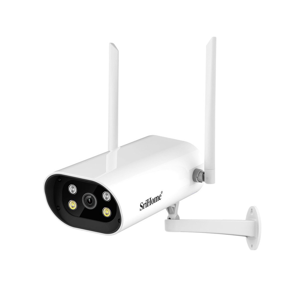 Camera wifi Srihome 4MP ngoài trời đàm thoại 2 chiều có màu ban đêm