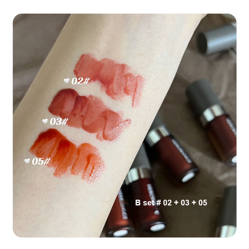 Son Bóng Trong Suốt Không Phai Không Dính Cốc Hiệu Ứng Gương HERORANGE