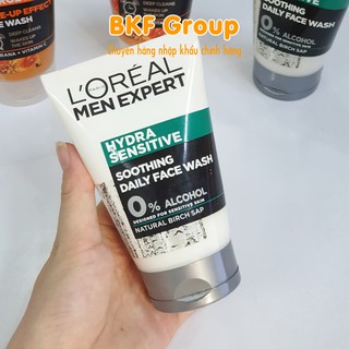 Sữa Rửa Mặt Cho Nam L’OREAL HYDRA SENSITIVE 100ml - Nhập Đức