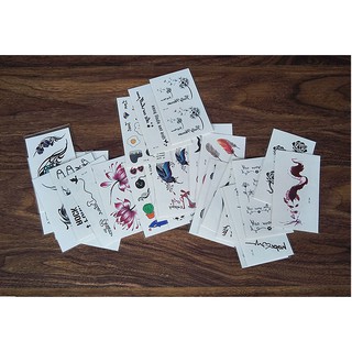 Combo 5 Hình Xăm Dán Tattoo Sticker