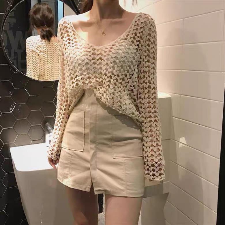 Áo ren lưới đi biển sexy * | BigBuy360 - bigbuy360.vn