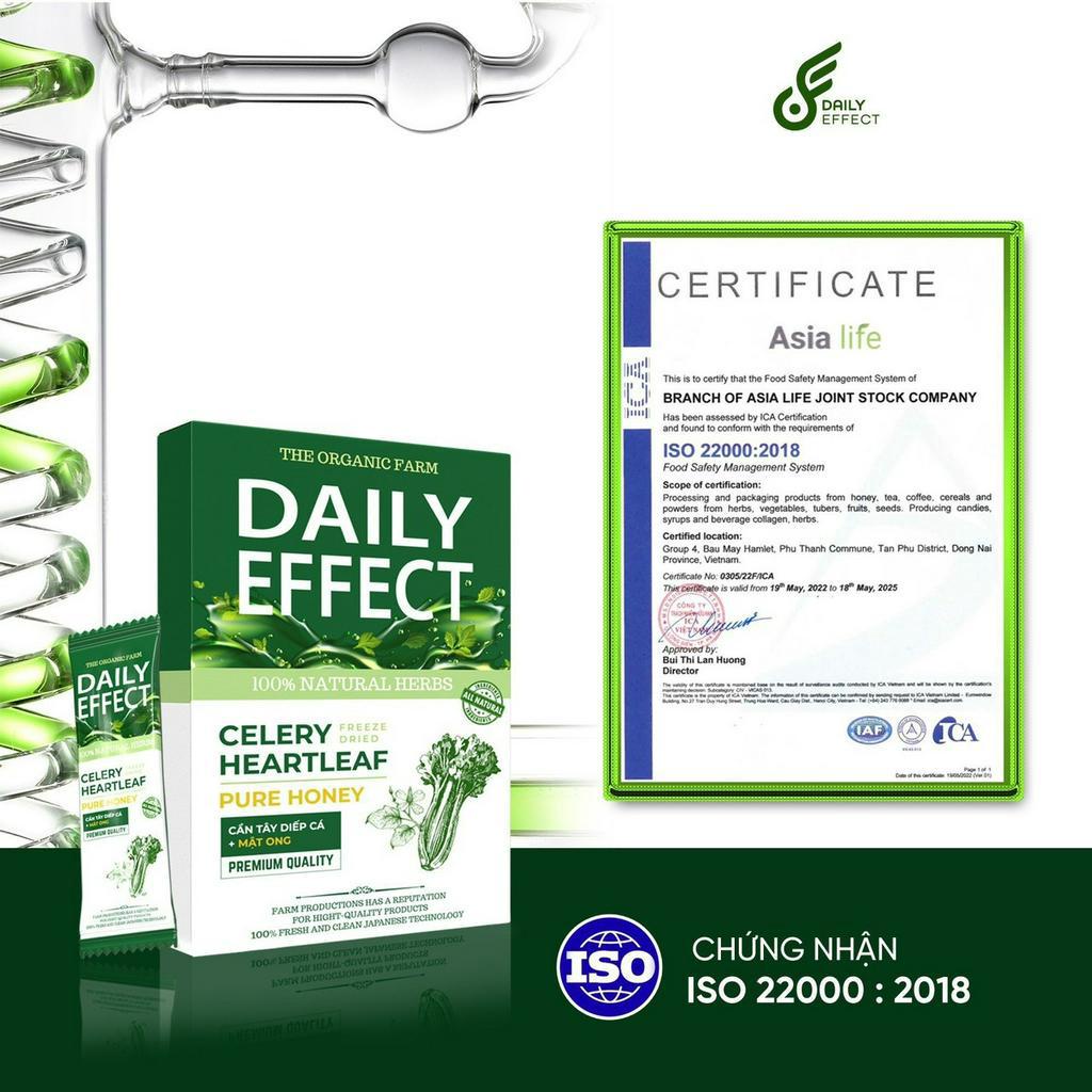 Nước Uống Giảm Mụn DAILY EFFECT Giúp Da Khỏe Đẹp Thanh Lọc Từ Bên Trong Hỗ Trợ Giảm Cân Sáng Da