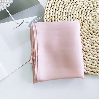 Khăn turban lụa, khăn lụa vuông trơn 70cm