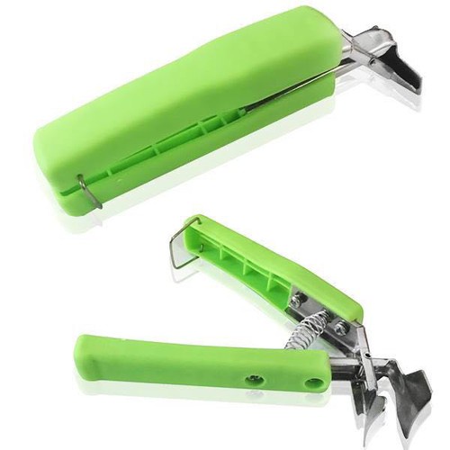 Kẹp gắp đồ chống nóng inox cán nhựa xanh