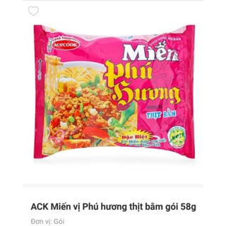 (Combo 5 gói) Miến Phú Hương gói 58g/57g