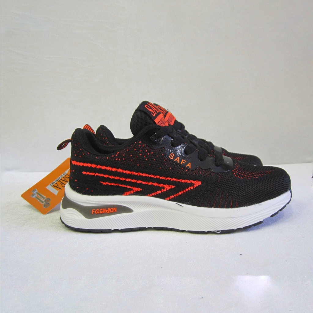Giày Safa Thể Thao Sneakers Nữ Đen Xanh, Đen Cam Đế Phylon Vải Dệt Siêu Nhẹ Êm Chân Mã ATS001 | BigBuy360 - bigbuy360.vn