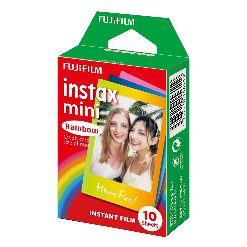 Fujifilm Instax Mini 10 Sheets Colorful Rainbow Film Photo Paper Snapshot Album Instant Print for Fujifilm Instax Mini 7