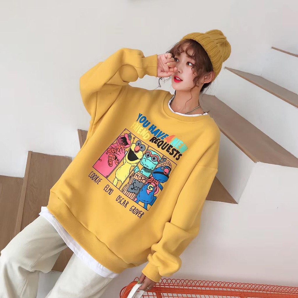 Áo nỉ ngoại sweater nam nữ may 2 cổ, 2 tà áo giả sơ mi phối áo ngoài  sành điệu M056 | BigBuy360 - bigbuy360.vn