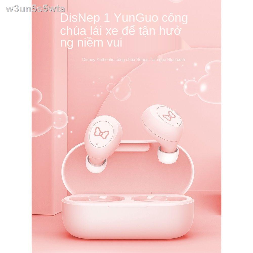 (Date mới)Disney / Joint Snow White Tai nghe bluetooth không dây thực sự hai trong chuyến tham quan thể thao giảm tiếng